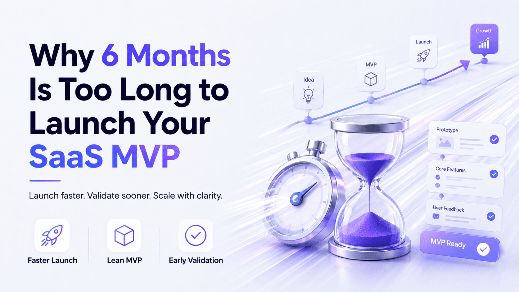 Why 6 Months Is Too Long to Launch Your SaaS MVP