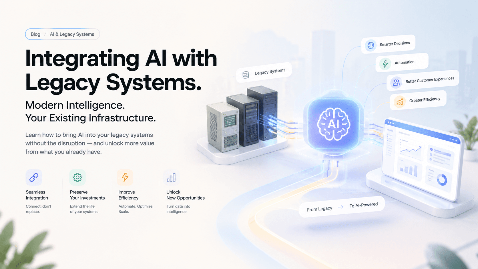 Can AI Agents Work With Your Legacy Systems? How to Connect, Modernize or Rebuild (2027 Guide)