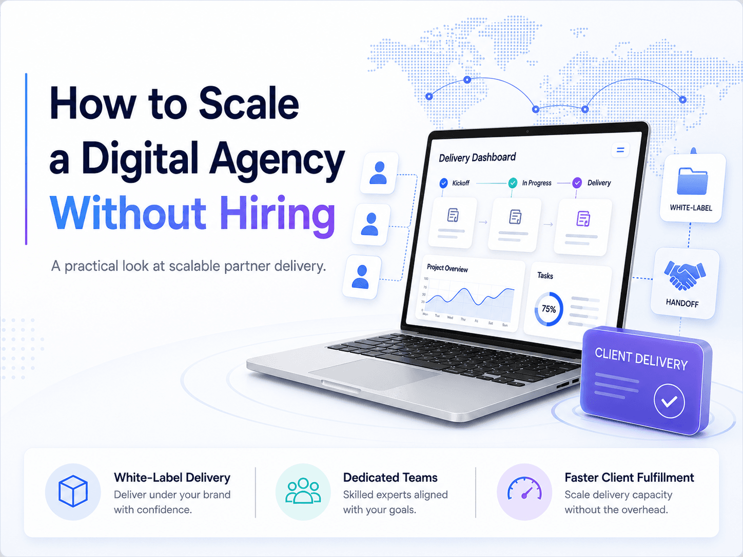 How to Scale a Digital Agency Without Hiring: iSkylar White-Label Delivery Case Study