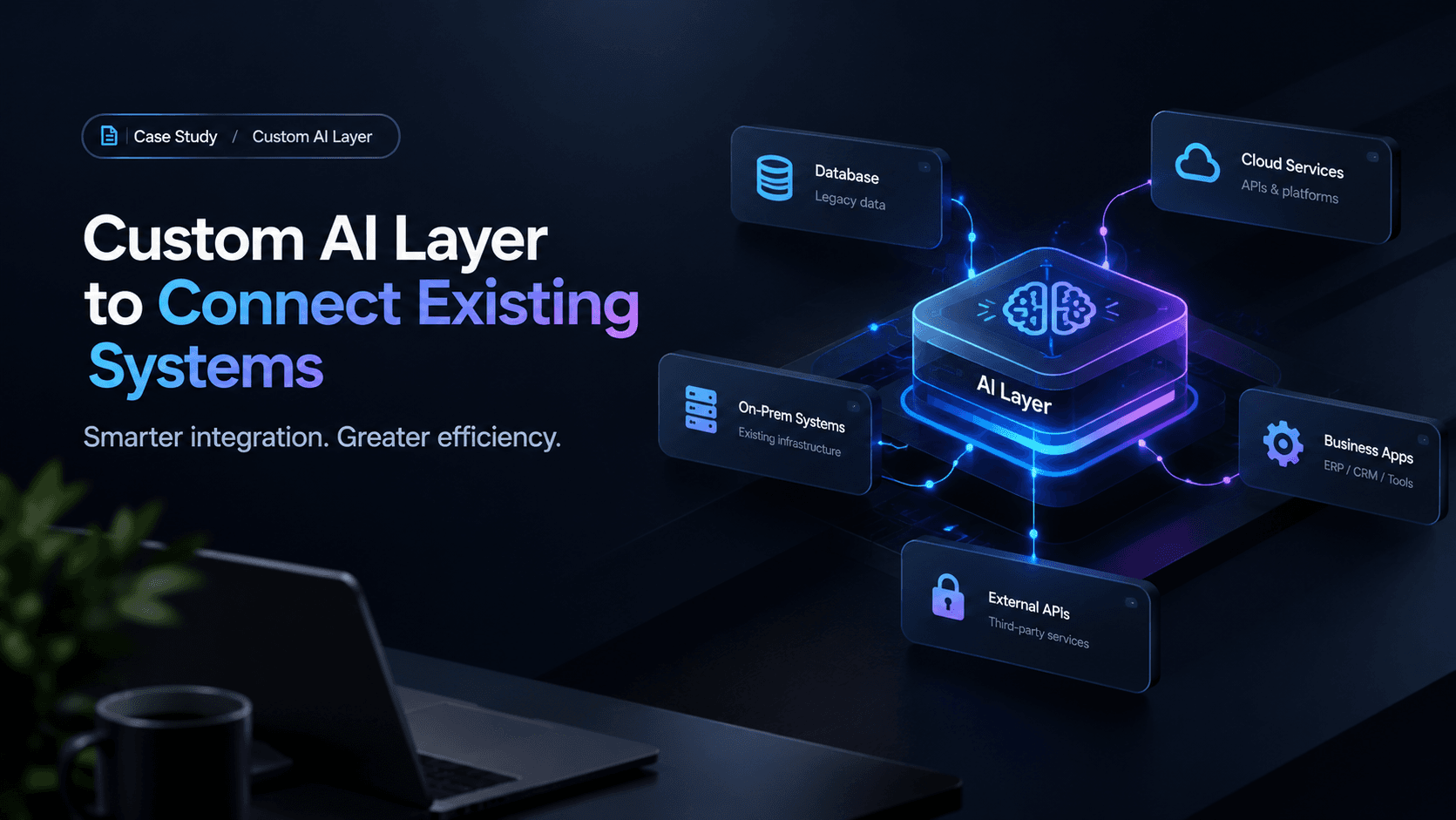 How We Built One Custom AI Layer That Connected Every System and Put the Whole Team on AI